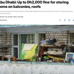 在阳台、屋顶存放物品最高罚款2000迪拉姆-百家乐规则表-百家乐技巧-百家乐策略论坛